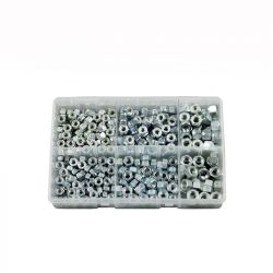 Steel Nuts & Nylon Insert Locking Nuts, Assorted Box