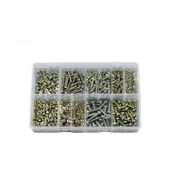 Steel Machine Screws & Nuts, Assorted Box
