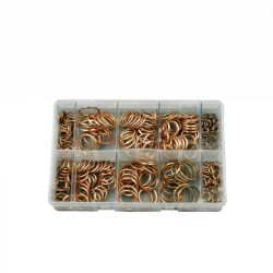 Copper Compression Washers, Assorted Box