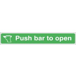 Push Bar To Open 