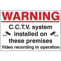 Warning CCTV