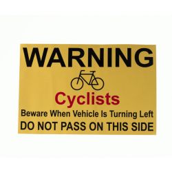 Do Not Pass Cyclist
