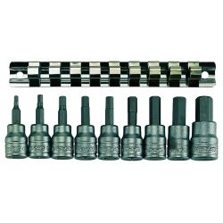 Hex Bit Socket Clip Rail - 3/8