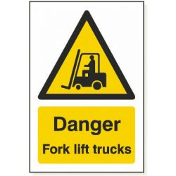 Danger Fork Lift Trucks